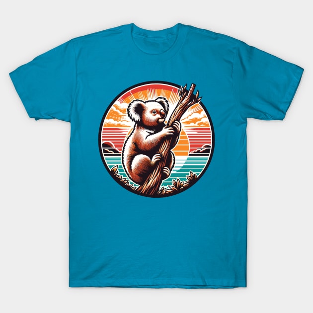 Koala bear on a branch T-Shirt by Art_Boys